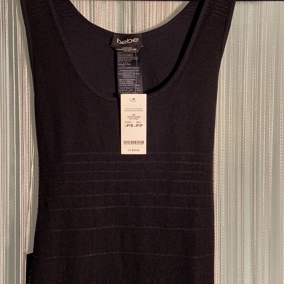 Bebe Open Back Midi Dress NWT - Picture 15 of 16